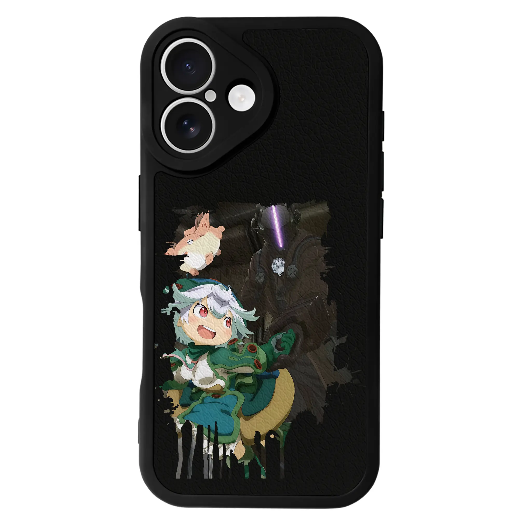 メイドインアビス グッズ,プルシュカ - IPhone 16シリーズ対応 ・ シリコンスマホケース ・ レザー調 ・ 高精度フィット ・ 耐衝撃 ・ ワイヤレス充電対応 ・ 精密カット